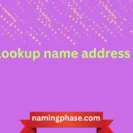 lookup name address