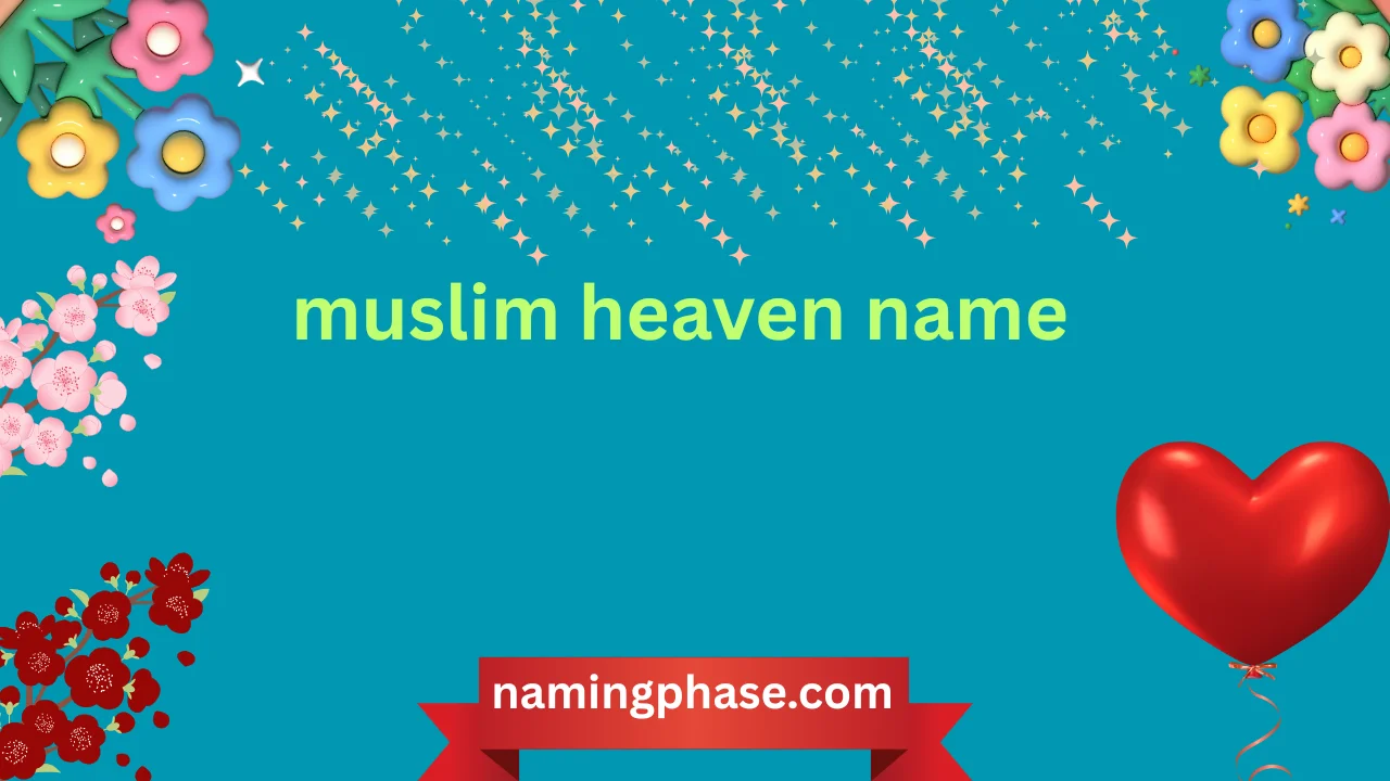 muslim heaven name