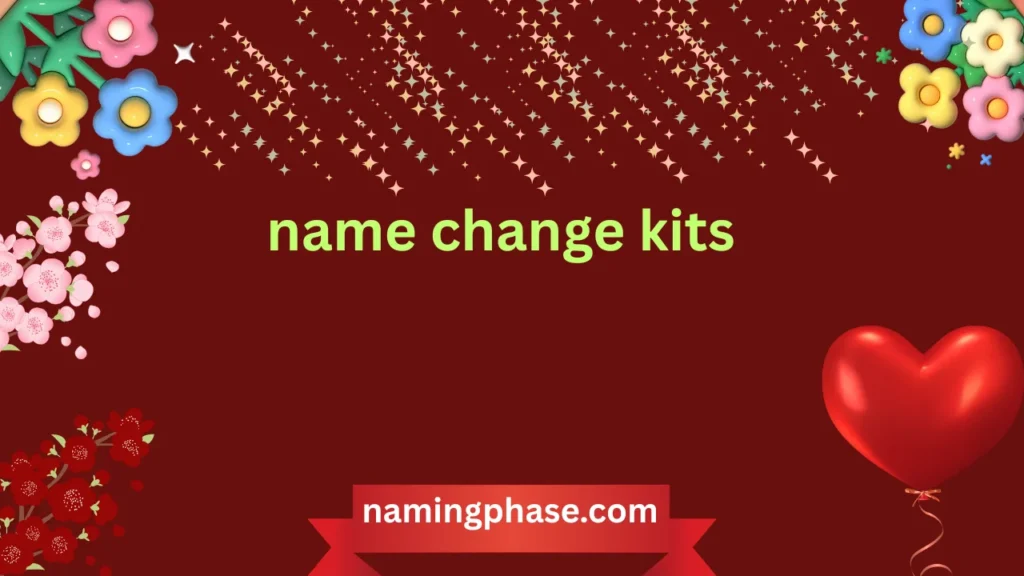 name change kits