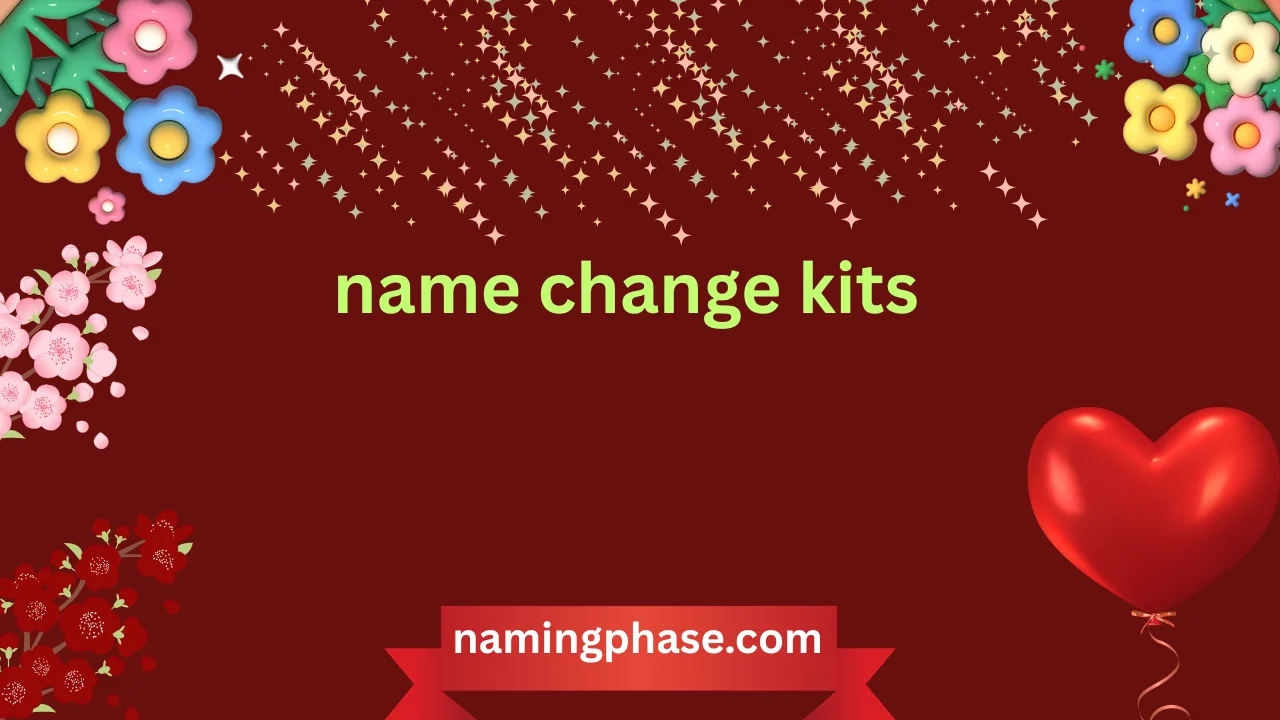 name change kits