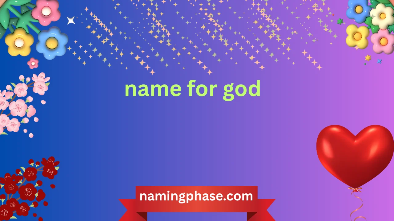 name for god