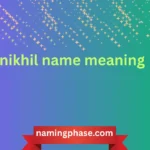 nikhil name meaning