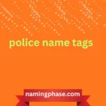 police name tags
