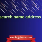 search name address