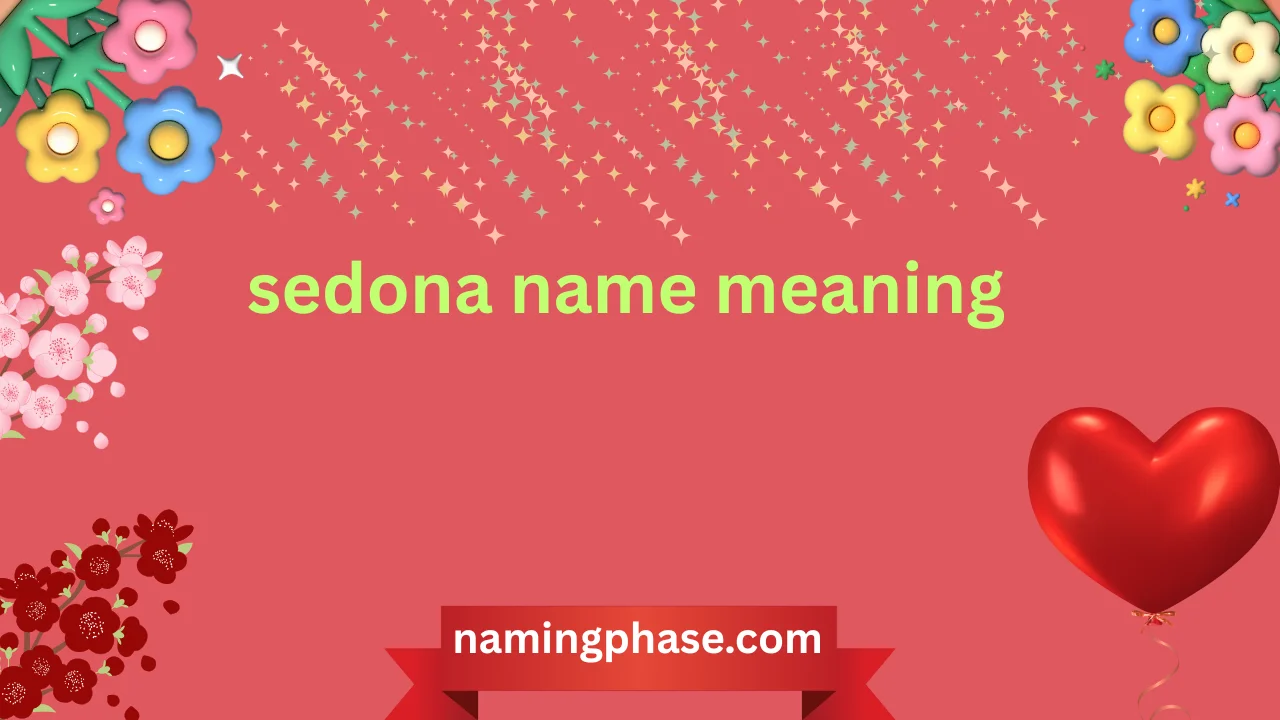 sedona name meaning