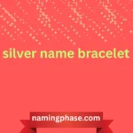 silver name bracelet