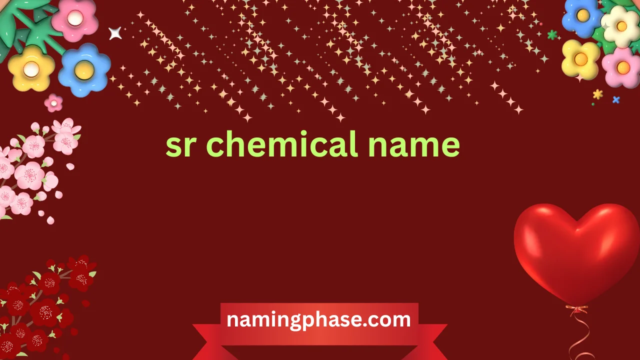 sr chemical name