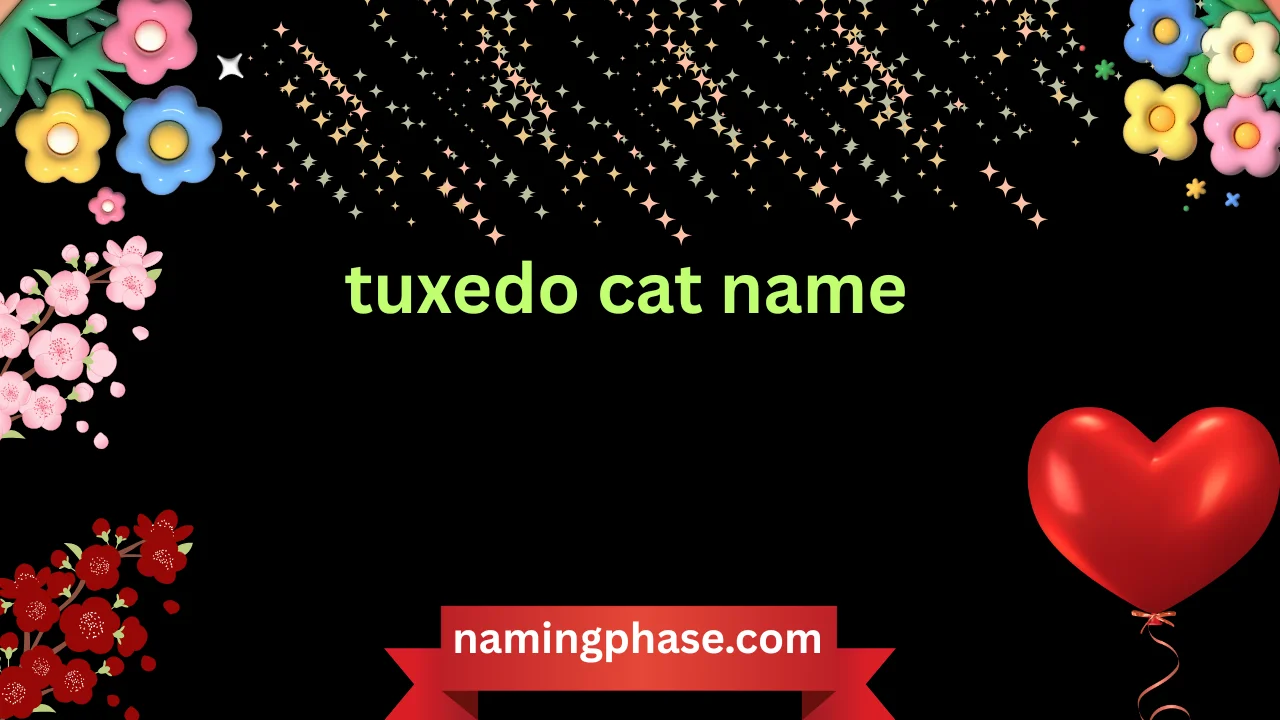 tuxedo cat name