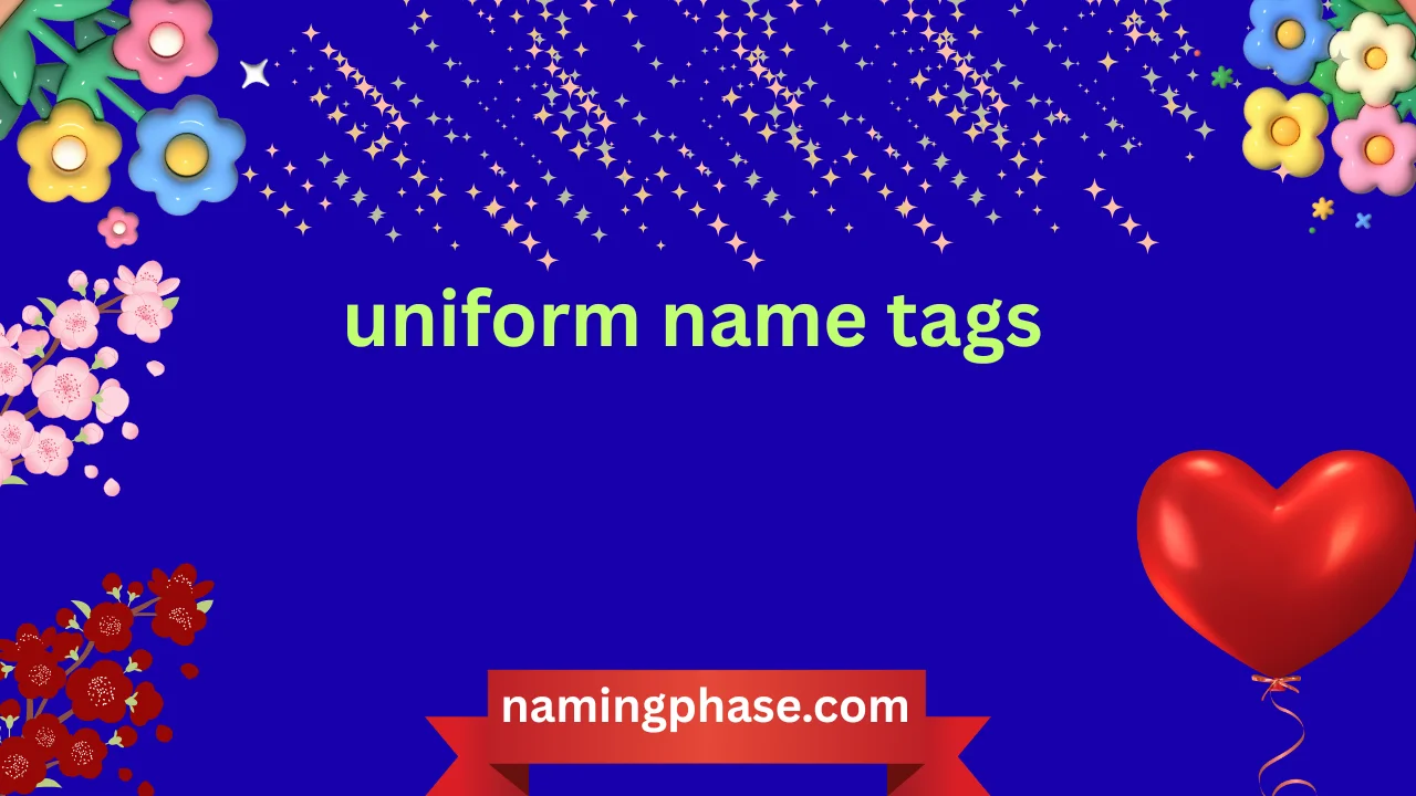 uniform name tags