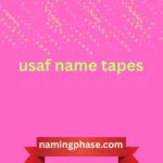usaf name tapes