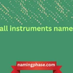all instruments name