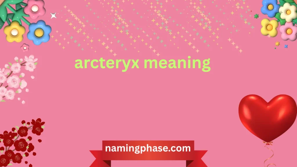 arcteryx meaning