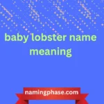 baby lobster name