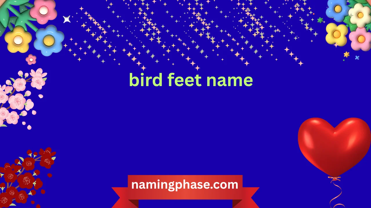 bird feet name