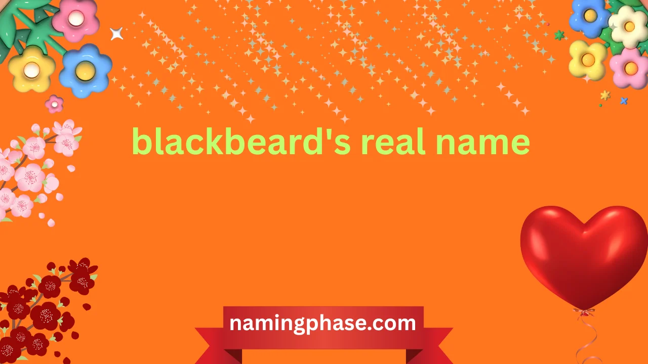 blackbeard's real name