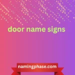door name signs