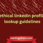ethical linkedin profile lookup guidelines