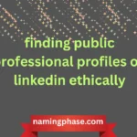 finding public professional profiles on linkedin ethically