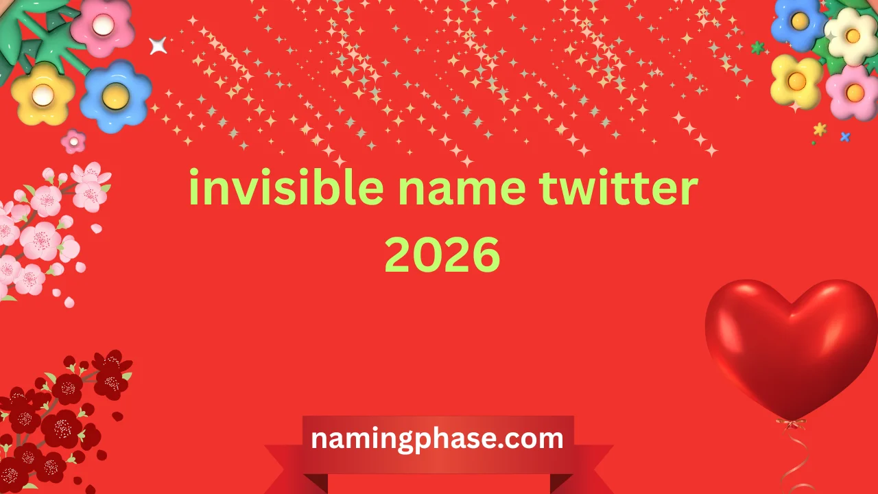 invisible name twitter 2026