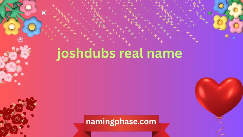 joshdubs real name
