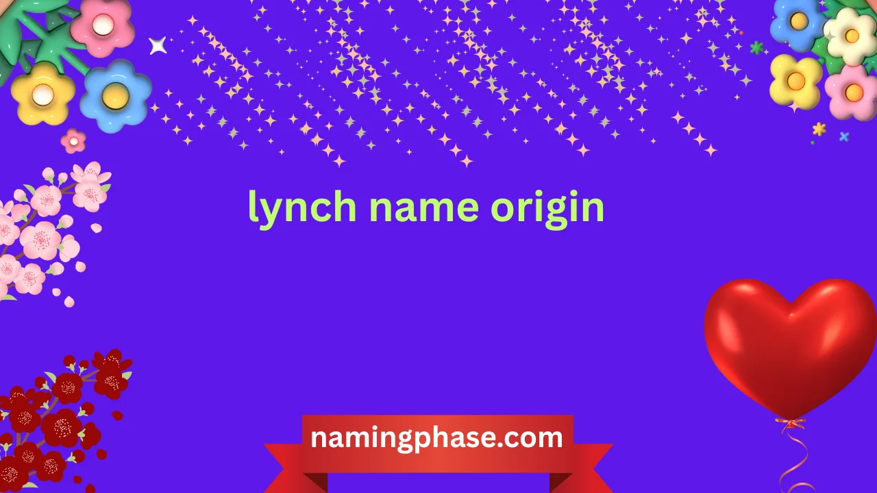 lynch name origin