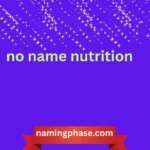 no name nutrition