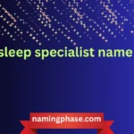 sleep specialist name