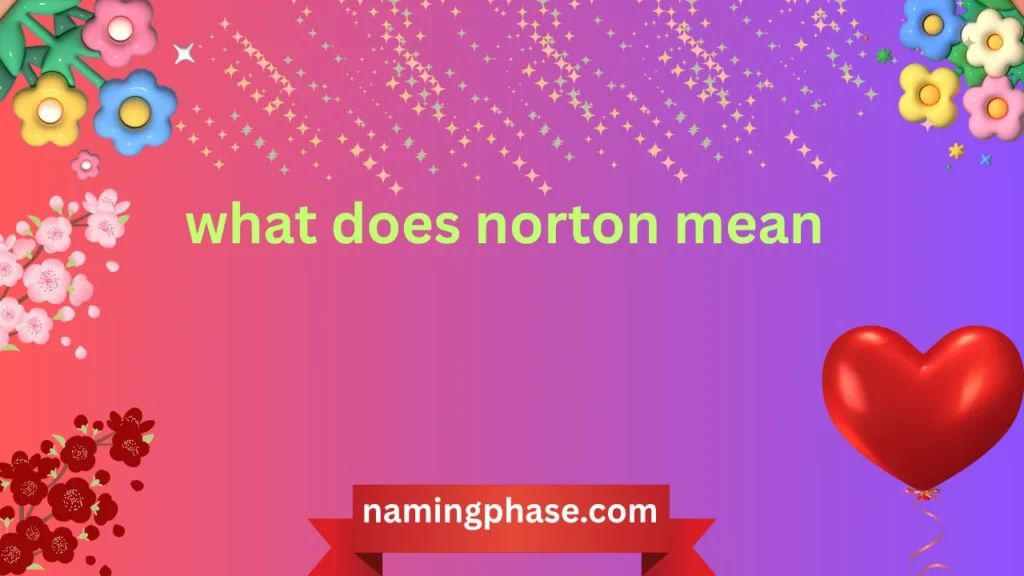 what does norton mean