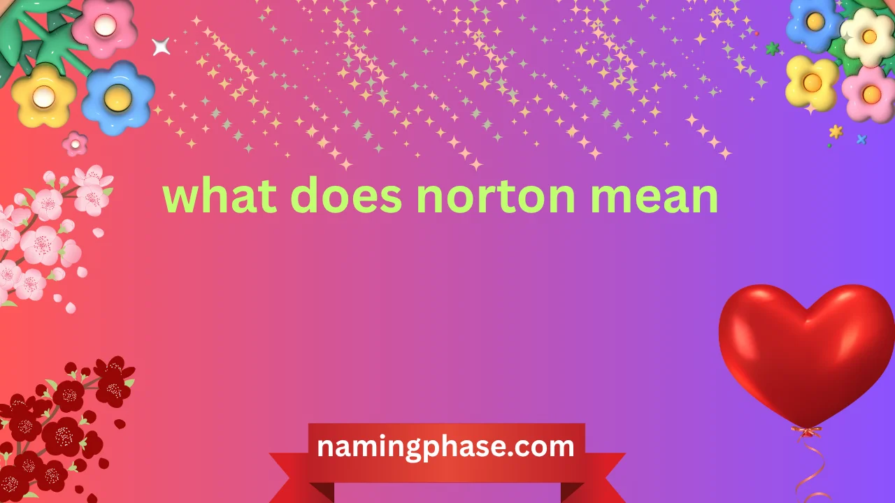 what does norton mean