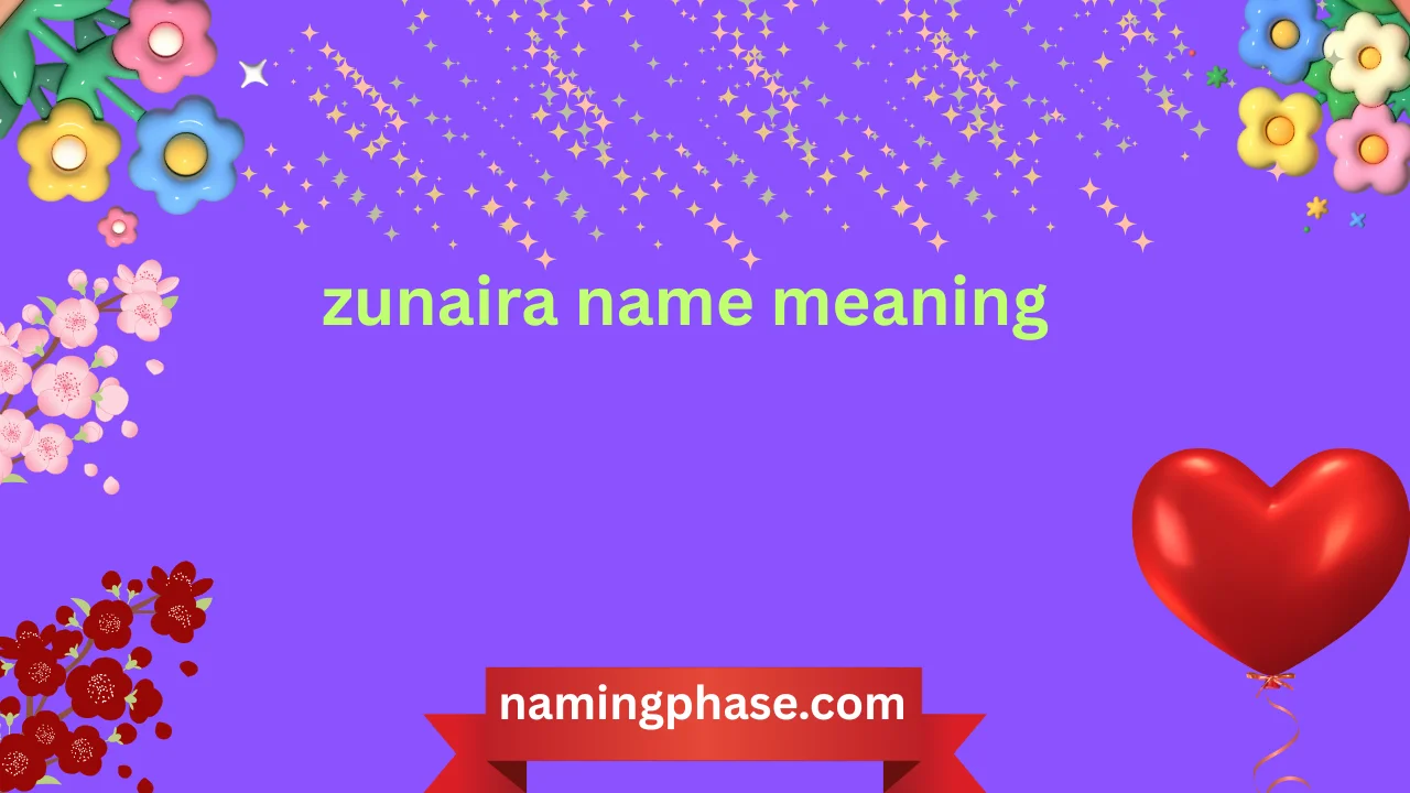 zunaira name meaning