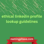 ethical linkedin profile lookup guidelines