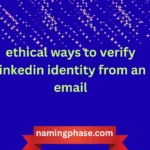 ethical ways to verify linkedin identity from an email