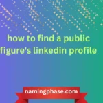 how to find a public figure's linkedin profile