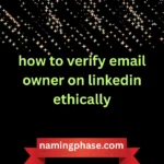 how to verify email owner on linkedin ethically