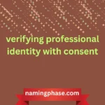 verifying professional identity with consent